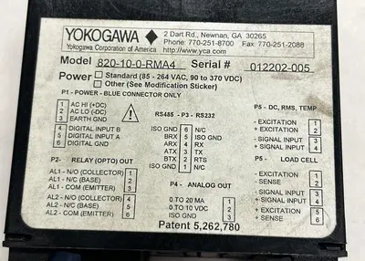 New | in-Stock YOKOGAWA 820-10-0-RMA4 Meters - Misc Ohio US | Surplus Asset Holdings #1247606