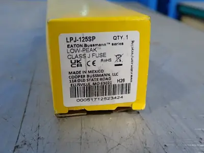 Used COOPER BUSSMANN LPJ125SP Fuses Ohio US | HGR 24 #1006756