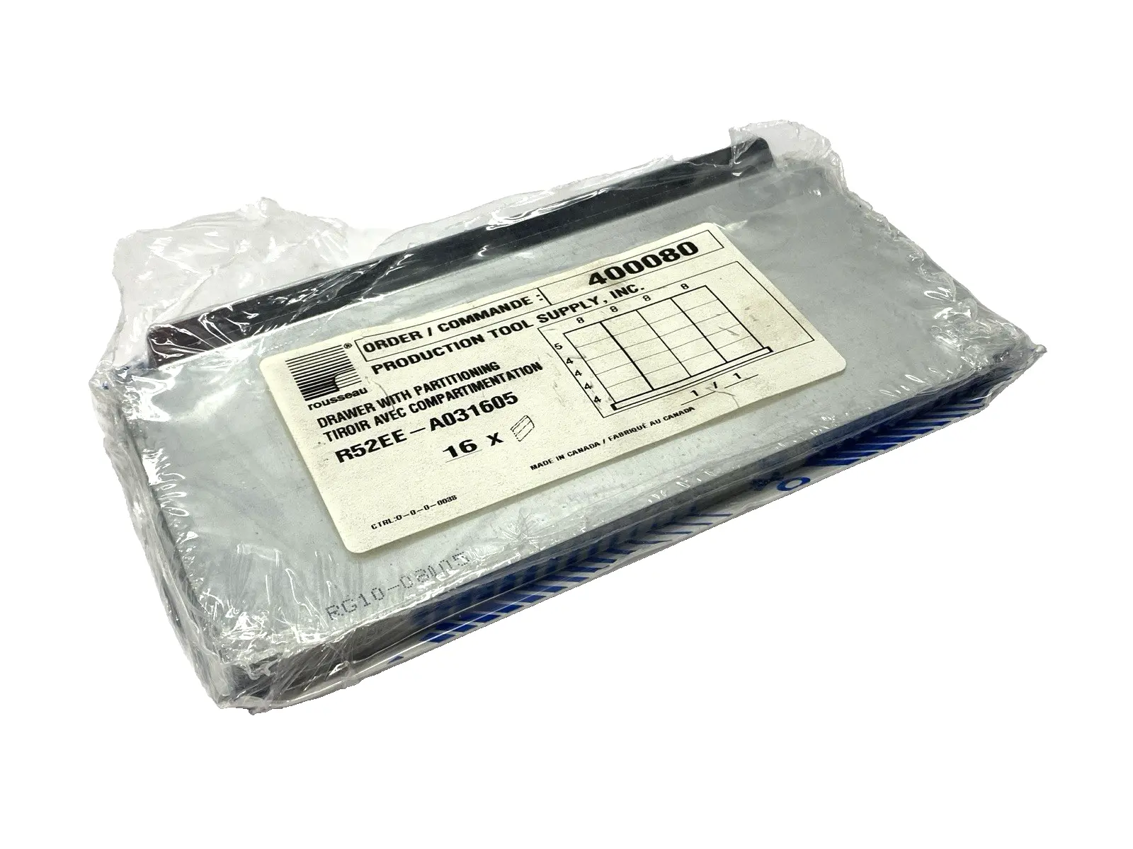 USED ROUSSEAU DRAWER PARTITIONING PACK OF 15