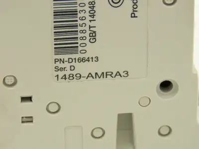 Allen Bradley 1489-M C 6A Mini Circuit Breaker 6A 3-Pole 277/480V 3PH Lot of 3
