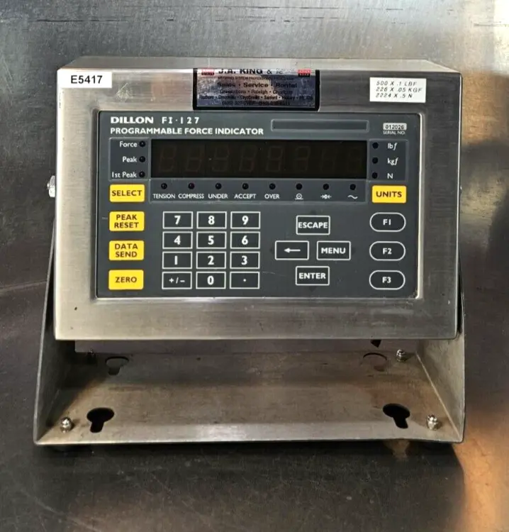 Used Dillon _UNKNOWN_ Dynamometers South Carolina US | Palmetto Automation #1155530
