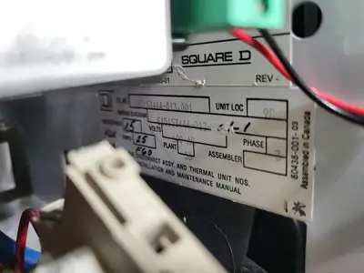 USED SQUARE D MODEL 6
