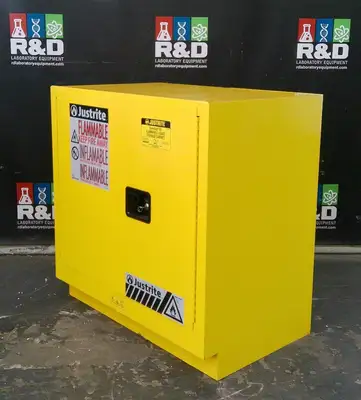 Justrite 853000 Flammable Storage Cabinet Self Closing Doors 30 Gal