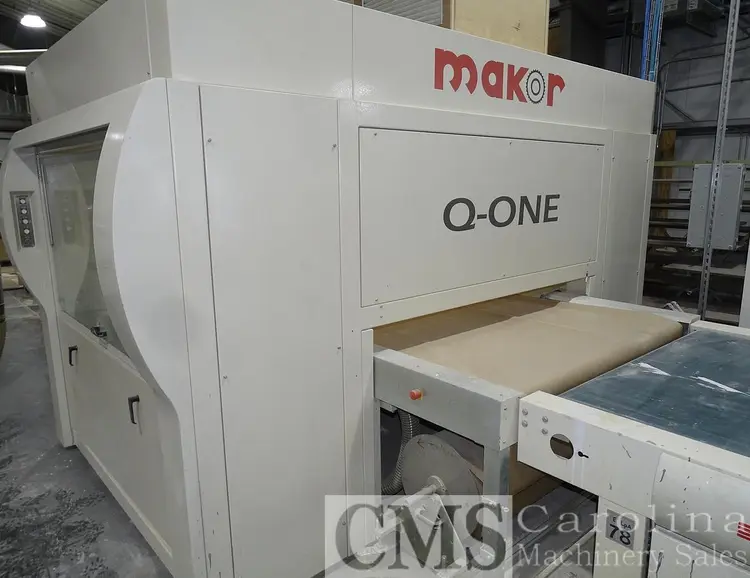 Used 2015 MAKOR Q-ONE 1300 FINISHING SPRAYER LINE Woodworking Complete Operations North Carolina US | CAROLINA MACHINERY SALES #1047805