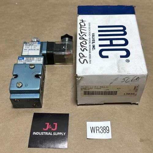 Used Mac 711C-11-PI-594JC Valves/Fittings Indiana US | J&J Industrial Supply #1077438