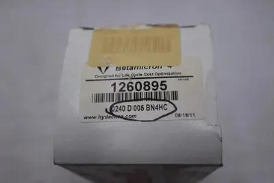Hydac 1260895 Filter 0240D005BN4HC - NEW IN BOX - STOCK GF205A