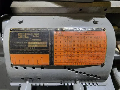 South Bend 10" x 20" Tool Room Lathe
