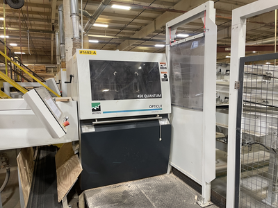 Weinig Optisaw System with Luxscan Combiscan and 3 Opticut 450 Quantum