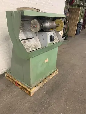 5910-340 Baldor Dual Spindle 1-1/2 HP Buffing Polishing Machine with Dust Collector System