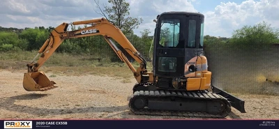 Used 2020 CASE CX55B Excavators Texas US | Proxy Equipment #1519333