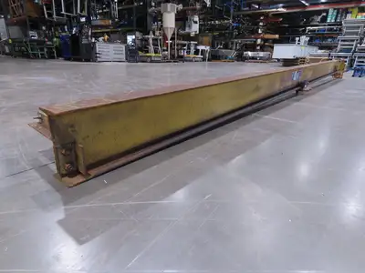 1/4 Ton 500 Lb Free Standing Jib Crane 20' Span 12' Height Under Beam