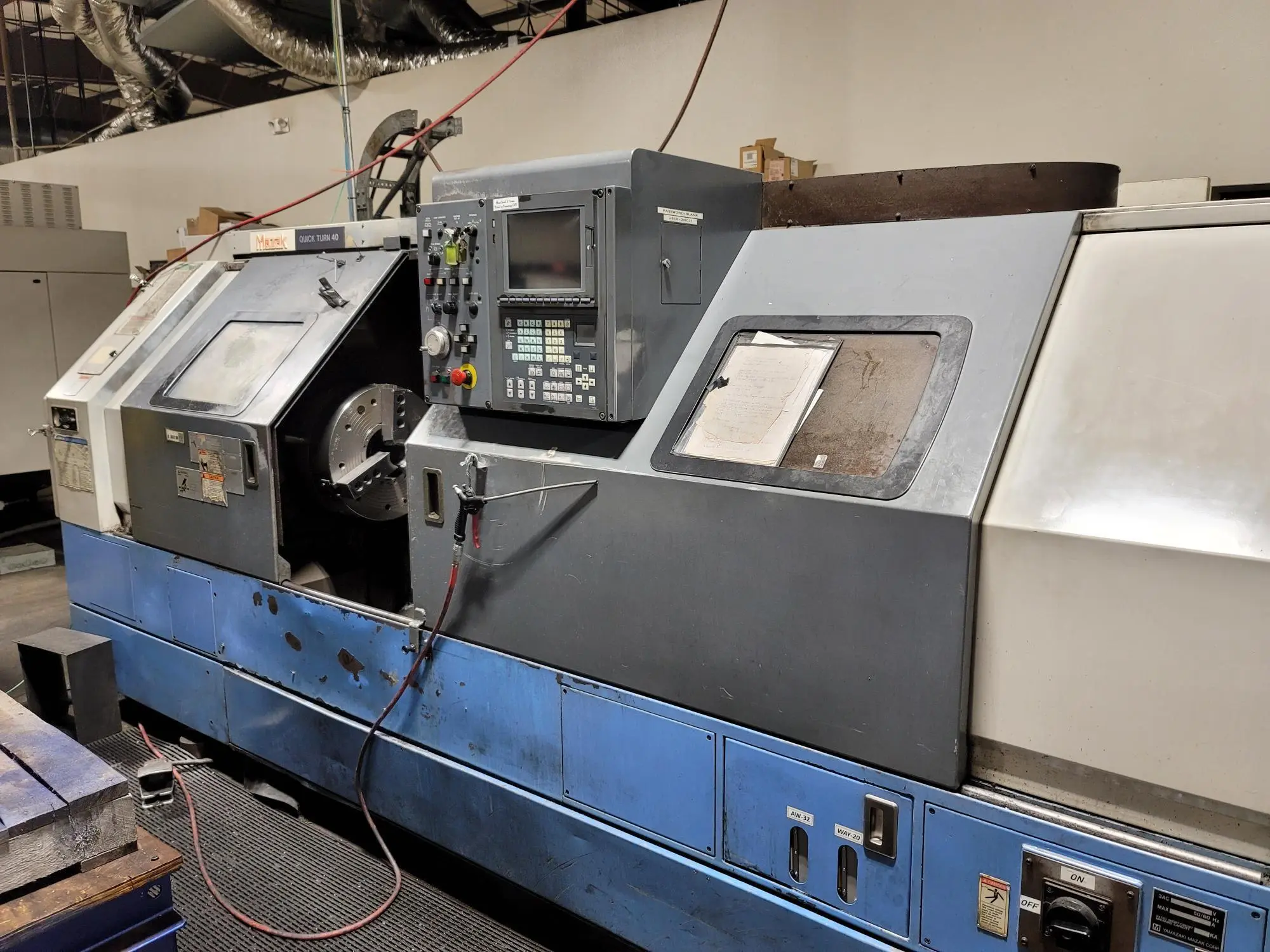 MAZAK QUICK TURN 40 CNC Lathe