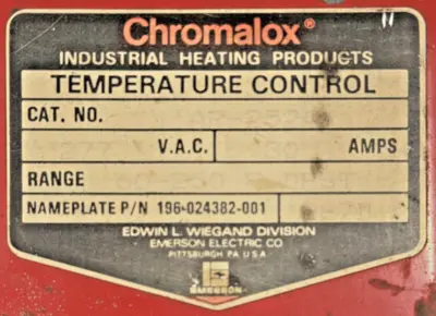 USED CHROMALOX AR-2524