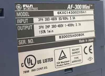 USED FUJI ELECTRIC FRN002C1S-4U INVERTER FRN002C1S4U