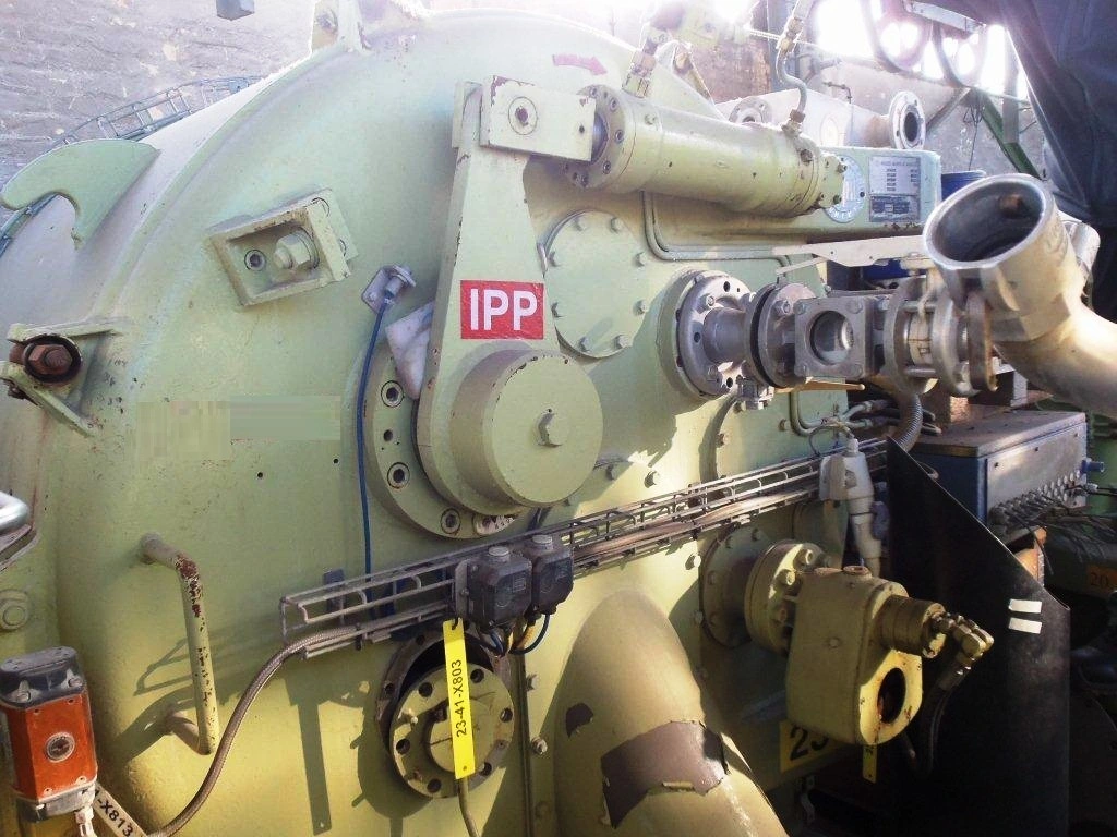 Krauss-Maffei HZ 125 peeler centrifuge, 316SS.
