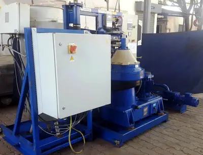 (2) Alfa-Laval BWPX 307 TGD-71 oil concentrator modules, SS.