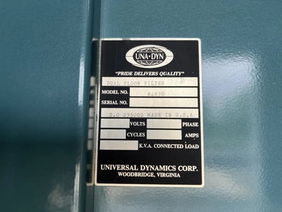 Una-Dyn Dual Floor Filter Model 84830