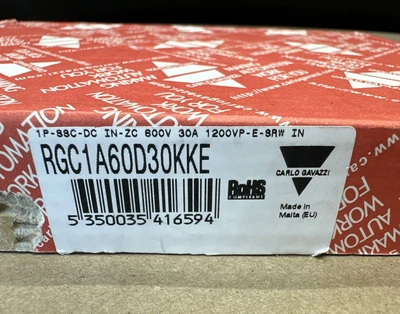 NEW Carlo Gavazzi RGC1A60D30KKE