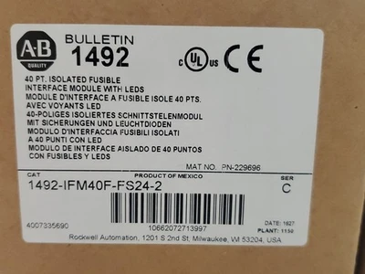 NEW Allen-Bradley 1492-IFM40F-FS24-2