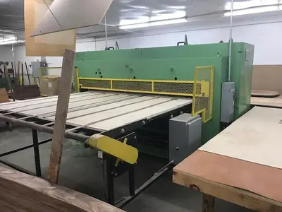 USED 1987 FEZER JAT 21MF CROSS FEED VENEER SPLICER