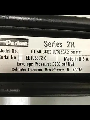 USED PARKER 01.50 CSB2HLTS23AC 20.000
