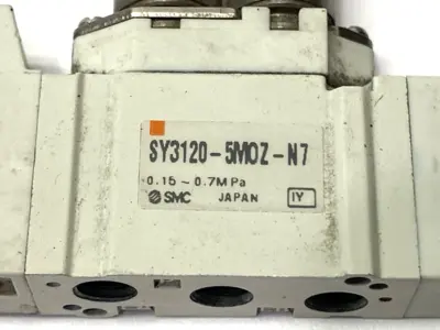 USED SMC PNEUMATIC SOLENOID VALVE 1/4" PORTS