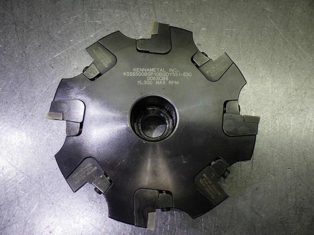 Kennametal 5" (.562") Slot Mill 1.25" Arbor KSSS500BSP10BODY551-630 (LOC2935B)