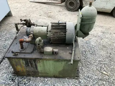 Fitchburg Hydraulic Vane Pump / Power Unit 3HP 1170RPM 3PH 50gal
