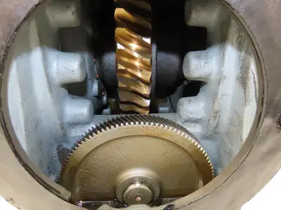 Sew Eurodrive SF80 GN132S B HR Helical Worm Gearbox 62.9 Ratio 29rpm Dual Shaft