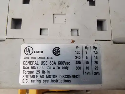 USED ALLEN-BRADLEY 194E-A63-1753-6N