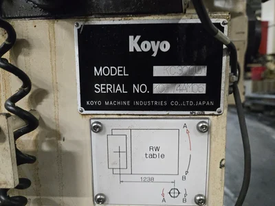 Koyo KC300D Rough Outer Diameter Grinding Machine