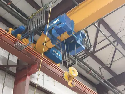 10 Ton x 47’ ABBUS Bridge Crane with EMH Hoist