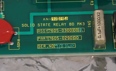 NEW SOLID STATE RELAY 7605-0290-00 RELAY BOARD ASSY#7605-0300-00 7605029000