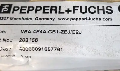Pepperl+Fuchs VBA-4E4A-CB1-ZEJ/E2J Interface Module Loc4E39