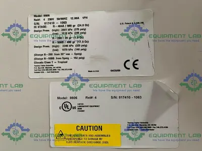USED THERMO SCIENTIFIC 8606 -86 ºC ULTRA LOW LABORATORY FREEZER 23 CU FT 230V