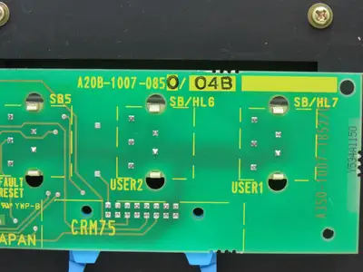 Fanuc A05B-2452-C151 HMI R-J3iB PCMCIA Slot Serial Port E-Stop With Key