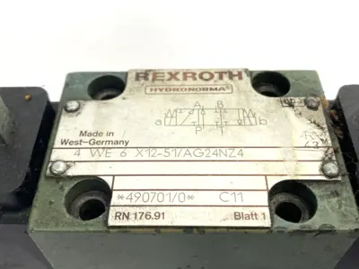 Used Rexroth 4 WE 6 X12-S1/AG24NZ4 Solenoid Valves Michigan US | Maverick Industrial Sales #1460734