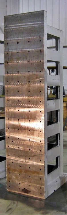 Used _UNKNOWN_ FACE DIMENSIONS: 24″ W X 96″ HIGH X 3-1/4″ THICK Angle Plates Michigan US | Equipment Trading Co., Inc. #496740