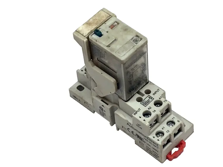 Used AutomationDirect Ice Cube Relay 24VDC 15A w/ Socket 782-2C-SKT Relays & Switches Michigan US | Maverick Industrial Sales #1397774
