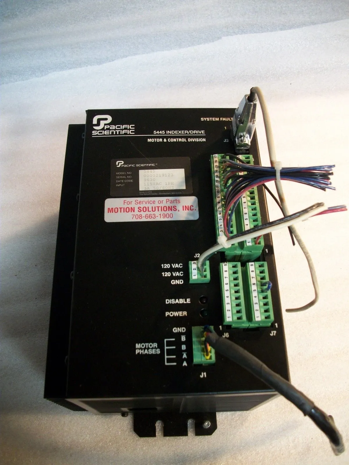 USED PACIFIC SCIENTIFIC 5445