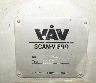 SPC8040  Conveyor VAV Scan Vibro vibratory conveyor Stainless Steel, 16" dia x 148"l