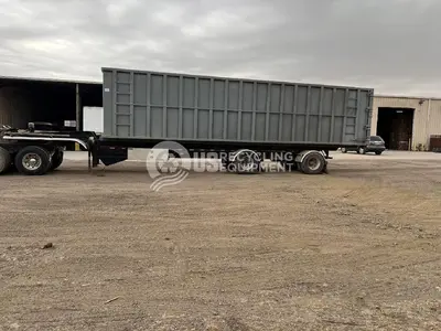 USED BENLEE TA60MDD45 ROLLOFF TRAILER W/88 YARD BOX