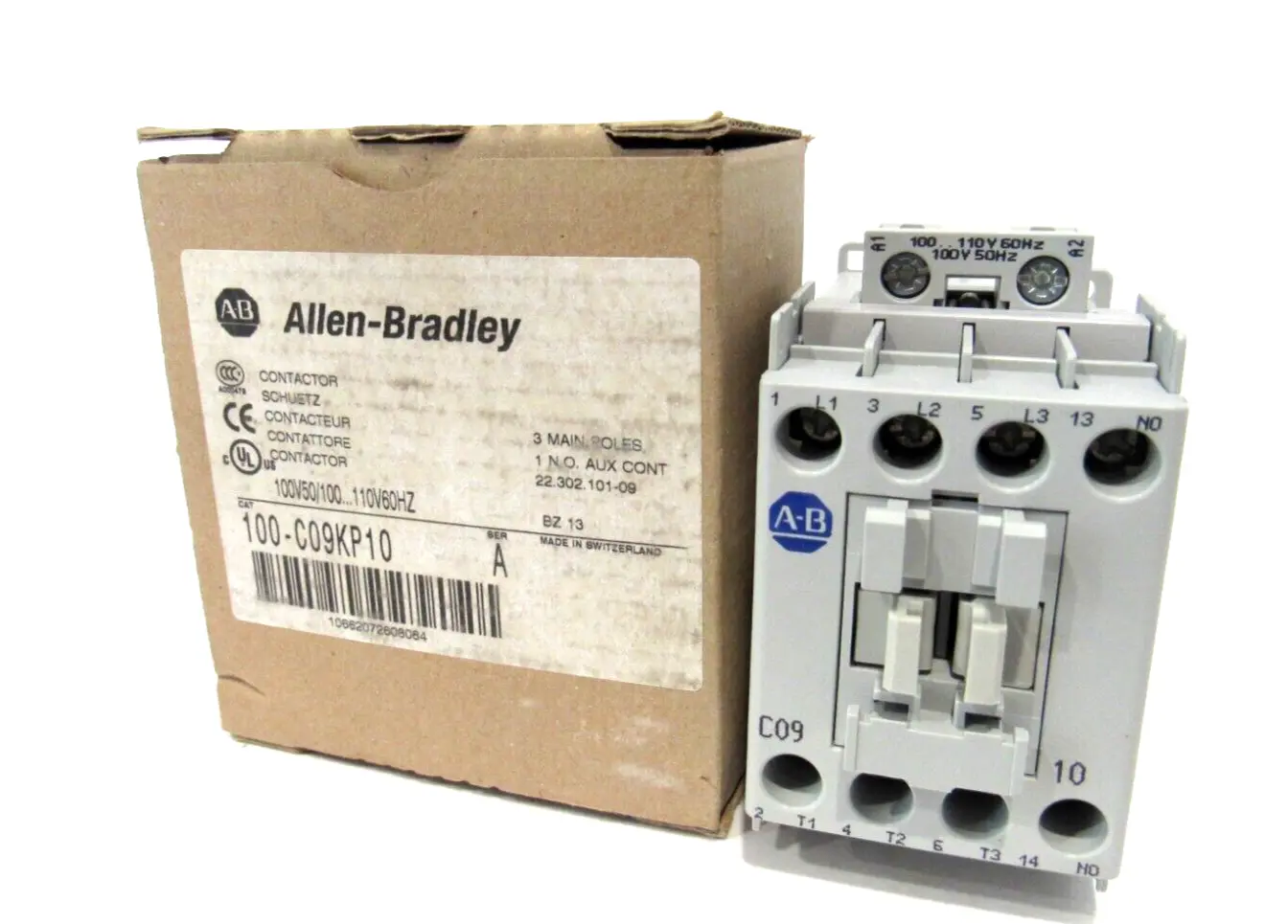 ALLEN BRADLEY 100-C09KP10 CONTACTOR 100C09KP10 NEW SURPLUS