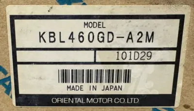 NEW ORIENTAL MOTOR KBLM460GD-AM