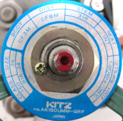 NEW KITZ AK150UMM-GRF GATE VALVE 3/4" AK150UMMGRF