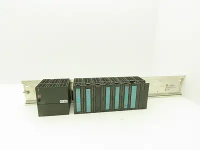 Siemens Block I/O Input PLC Input Output Module Assembly & Rail