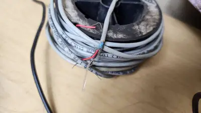 Mixed Electrical Components and Accessories including Various Cables, Connectors, and Switches