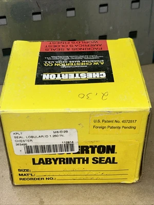 NEW OLD STOCK! CHESTERTON LABYRINTH 1.250 Inch SEAL Fast Shipping 🇺🇸+Warranty