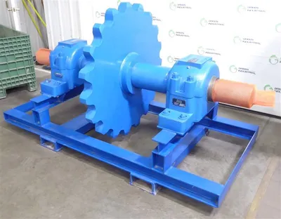 Rexnord Corp. Bucket Elevator Head Shaft Assembly w/ 46" Sprocket Rebuilt