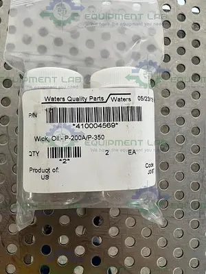 NEW BAG OF 2 - WATERS QUALITY PARTS PUMP WICK, OIL - P-200A/P-350